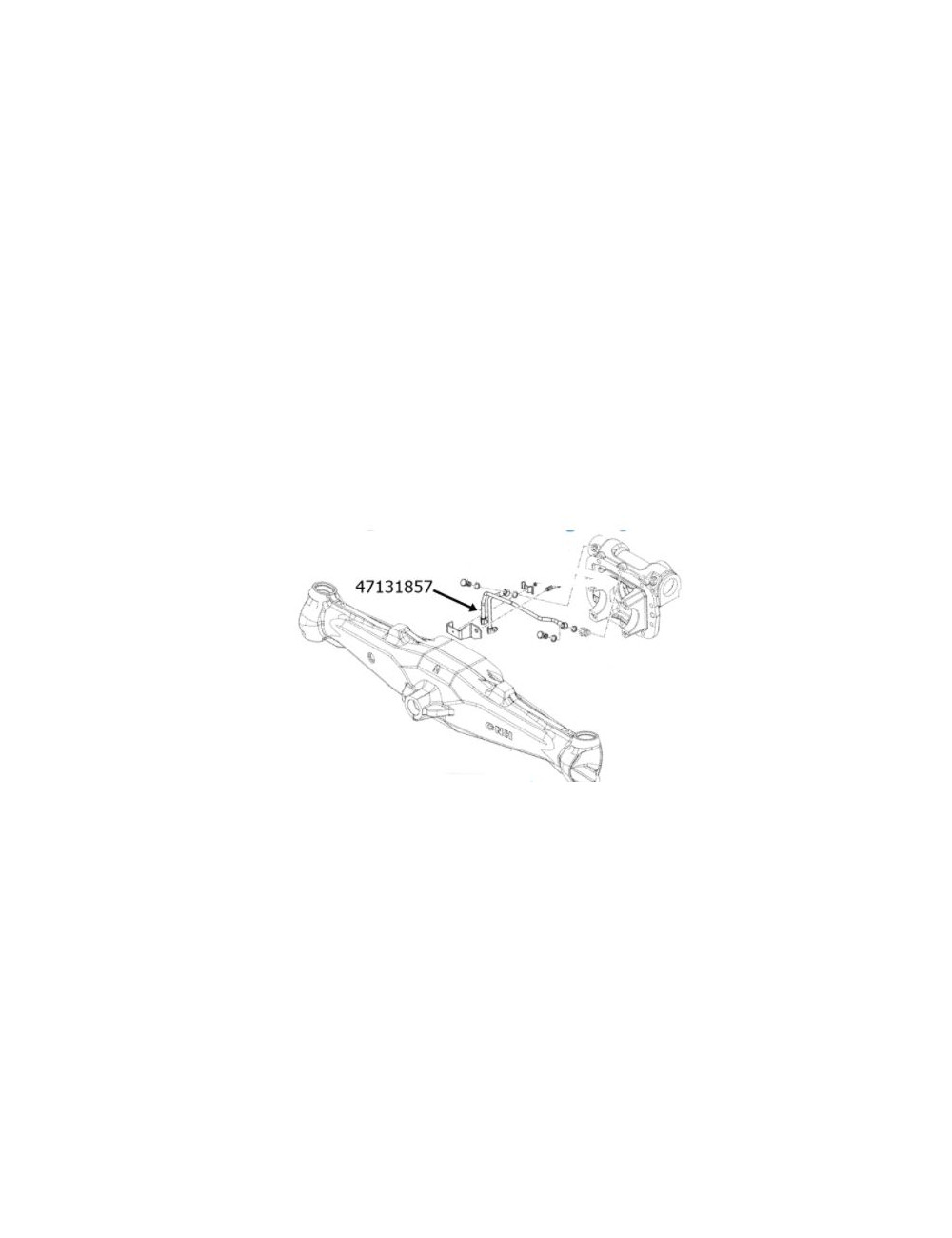 Tubo rigido New Holland - cod 47131857
