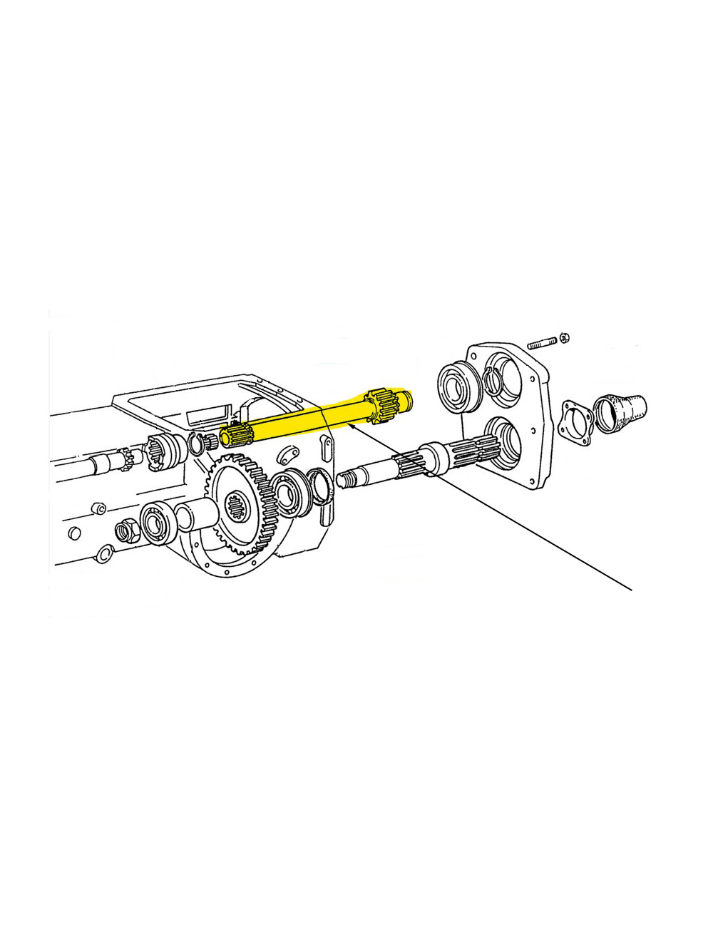 ALBERO PRESA DI FORZA A 14 E 21 DENTI TIPO FIAT 5109732: AFTERMARKET