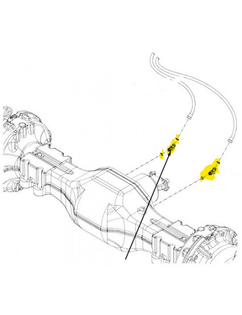 gomito tubazione freno New Holland cod 48001146