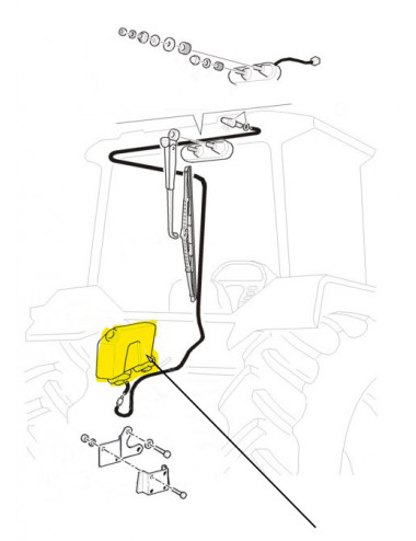 Serbatoio lavacristalli New Holland  - cod 5183084