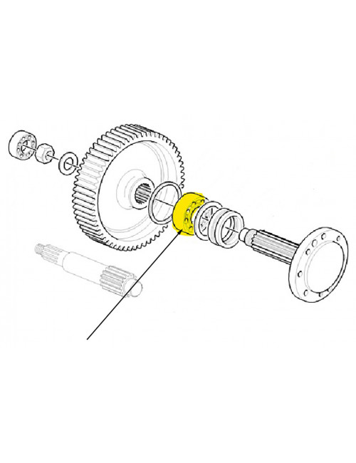 Cuscinetto a sfera New Holland - cod 26794780