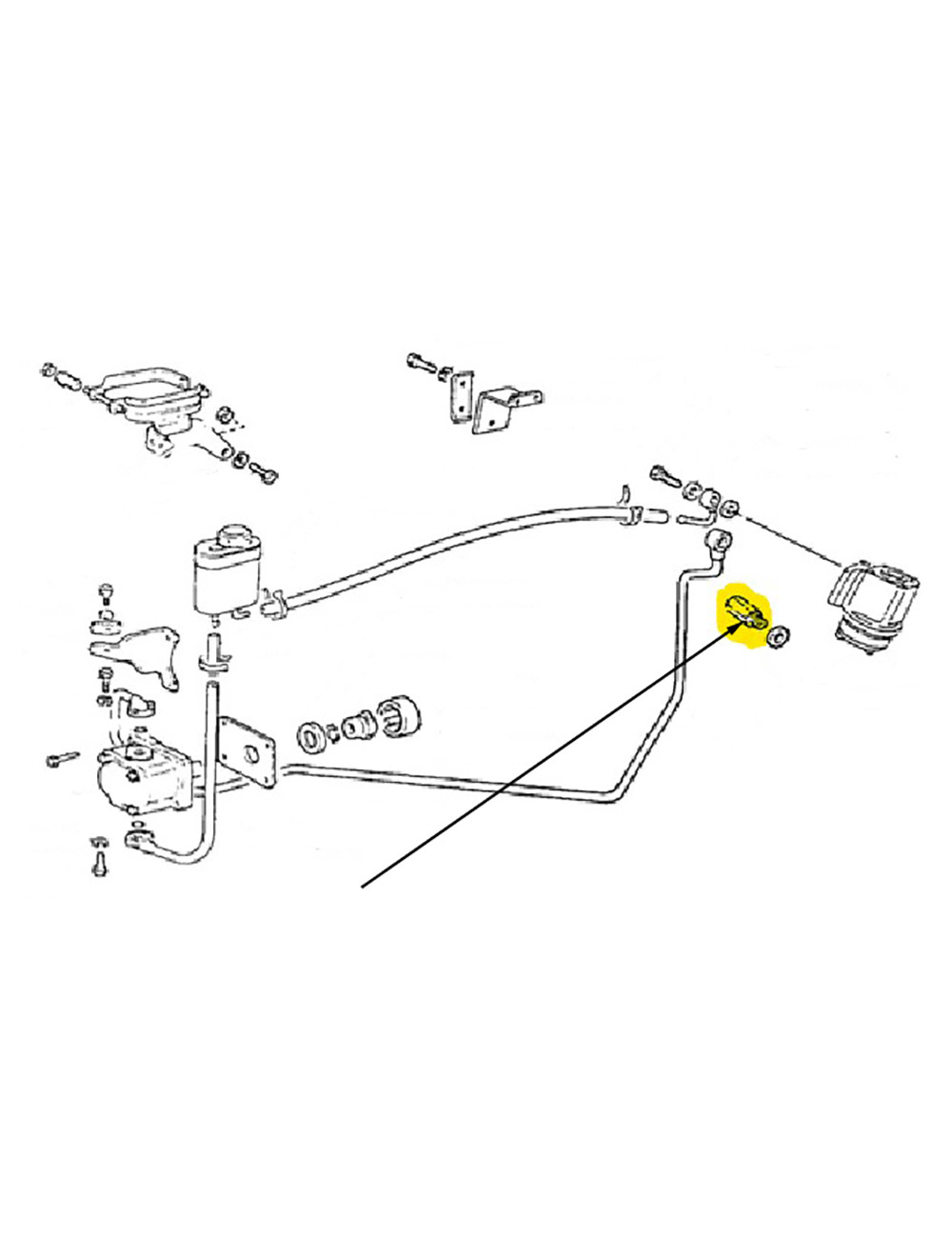 Distanziale pompa idroguida New Holland - cod 5143321 Distanziale pompa idroguida New Holland - cod 5143321