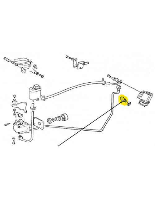 Distanziale pompa idroguida New Holland - cod 5143321