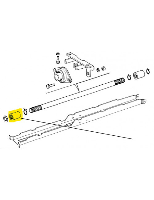 Manicotto New Holland - cod 5150124