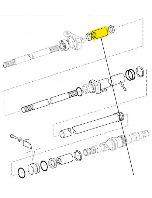 Attacco scanalato New Holland -  cod 4994075