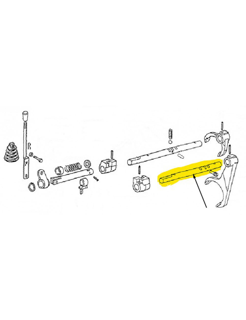 Asta del cambio New Holland - cod 5127898 Asta del cambio New Holland - cod 5127898