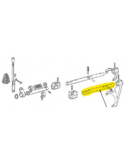 Asta del cambio New Holland - cod 5127898