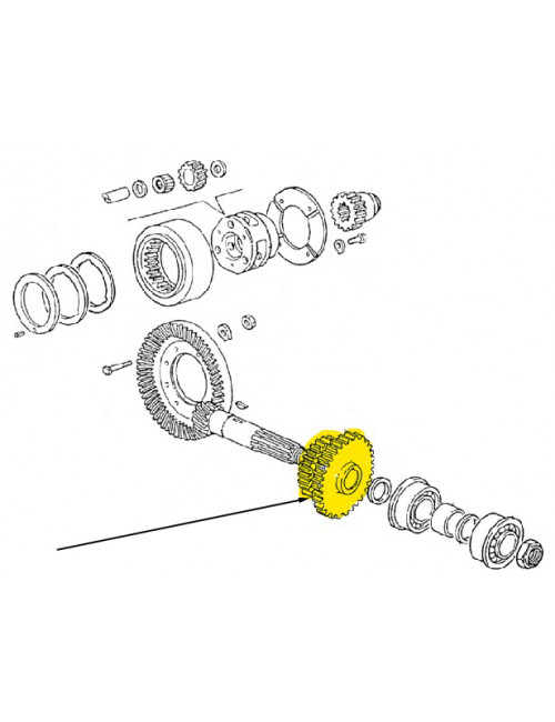 Ingranaggio New Holland - cod 5129672