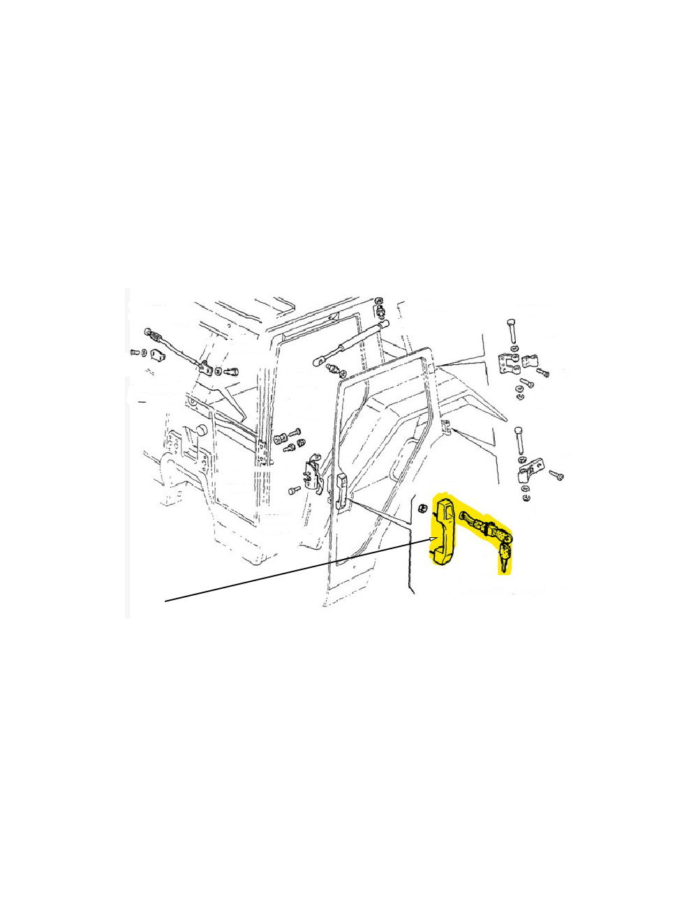 Corredo maniglia New Holland - cod 5155325