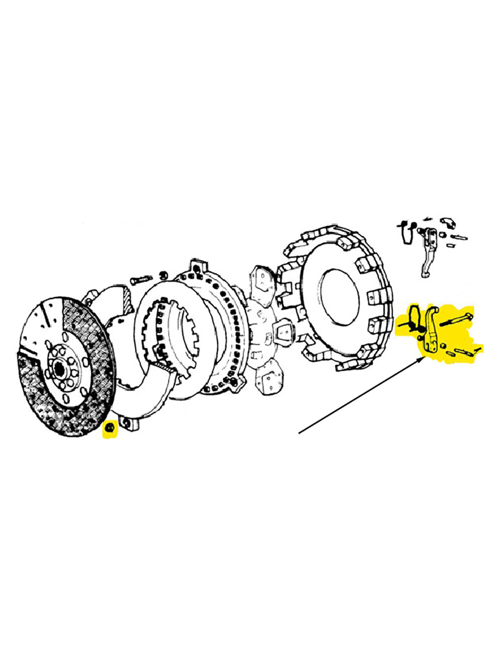 Corredo per frizione New Holland - cod 9966227