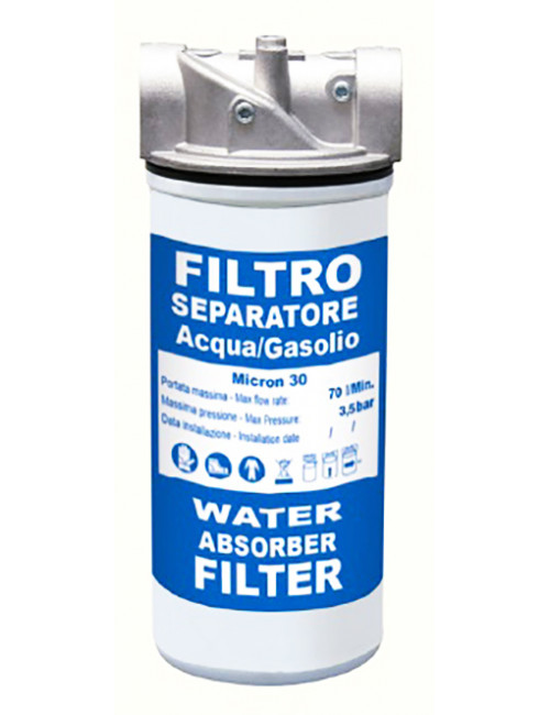 Filtro separatore acqua/gasolio 30 micron Maestri cod 950