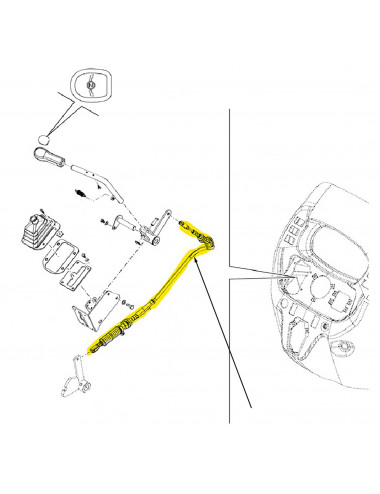 Cavo comando leva invertitore New Holland - cod 51604324