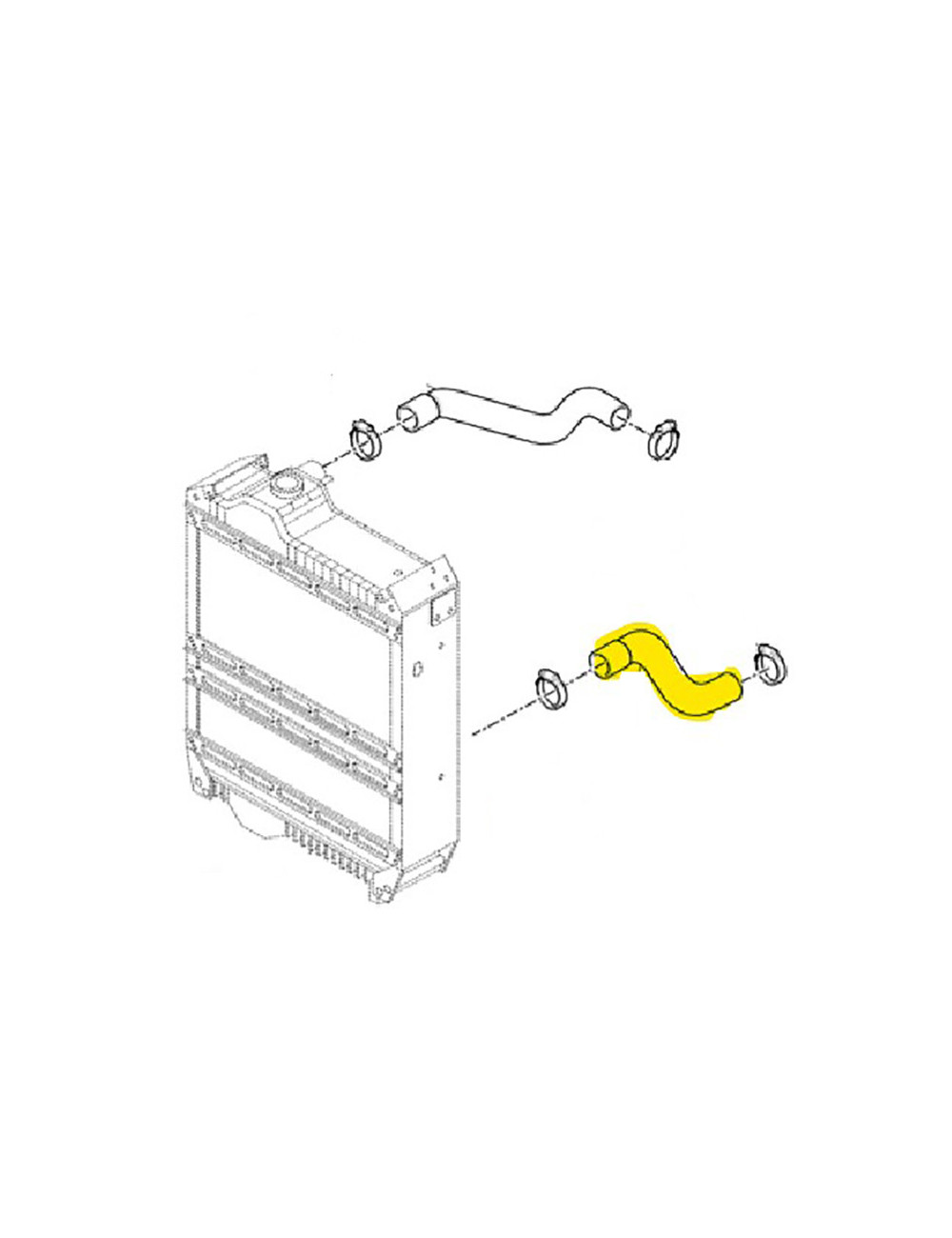 Serie Manicotti Radiatore Trattore Fiat, Ford, New Holland, Case, Kit Completo, Adattabile - Foto 3