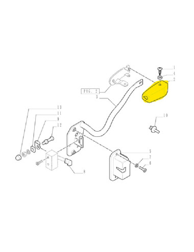 coperchio sinistro New Holland cod 44910445