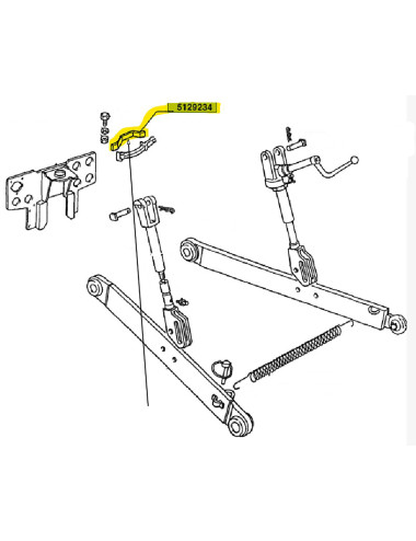 staffa terzo punto New Holland cod 5129234