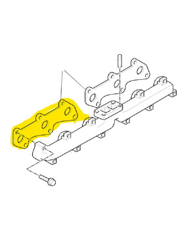 guarnizione condotto aspirazione New Holland cod 87801658