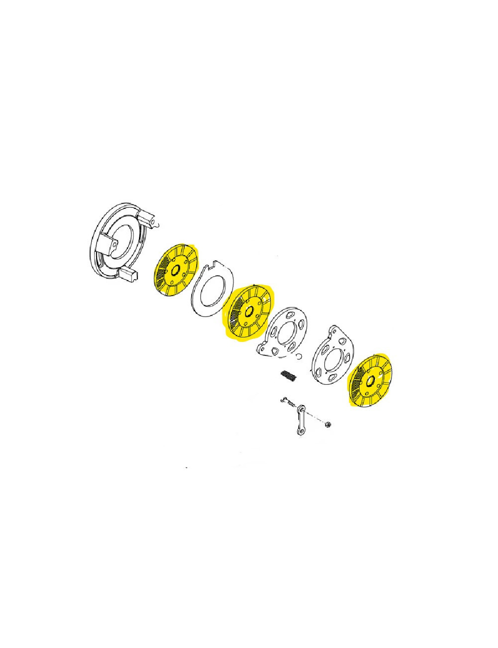 disco freno New Holland cod 84386701 disco freno New Holland cod 84386701