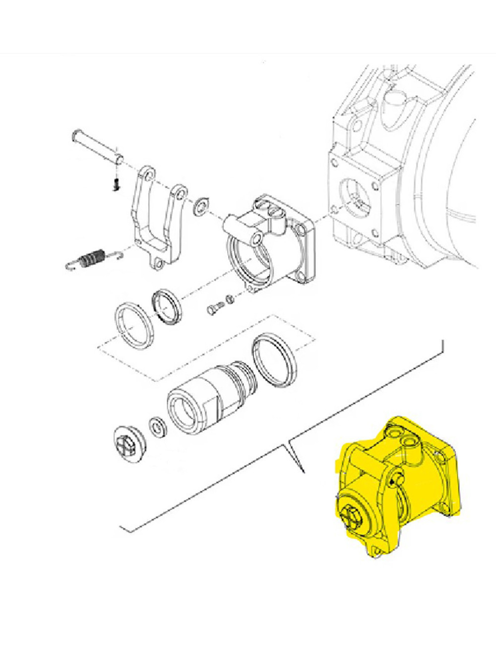 cilindro freno New Holland cod 51542324