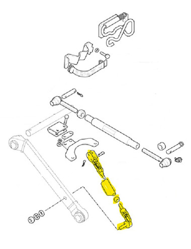 catena antiscuotimento New Holland cod 5127931