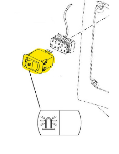 interruttore lampeggiante New Holland cod 48155282