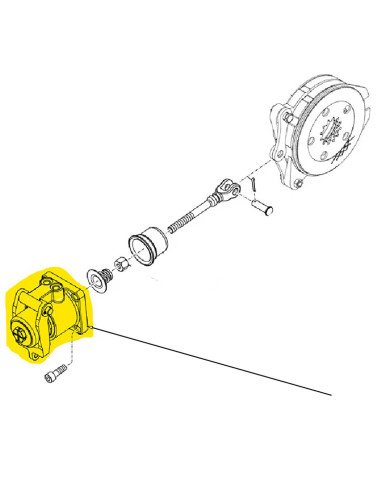 cilindro idraulico freno New Holland cod 84392195