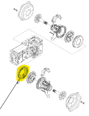 distanziale ponte posteriore New Holland cod 5172087