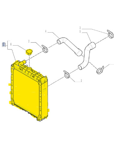 radiatore New Holland cod 47846552