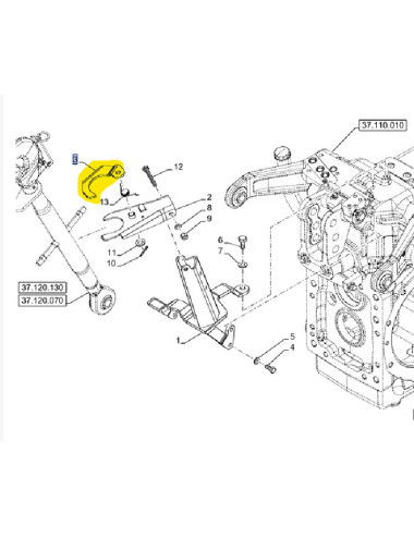 gancio terzo punto New holland cod 47882505