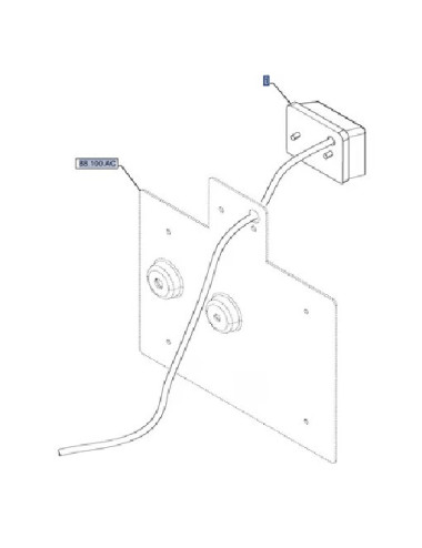 fanale targa New Holland cod 5094438