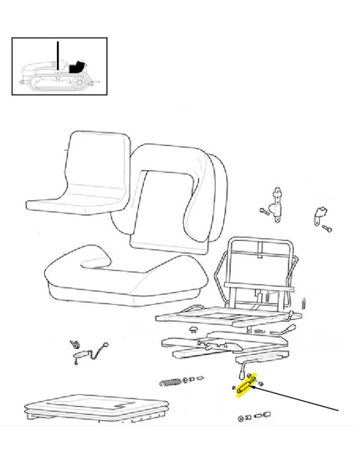 ammortizzatore sedile New Holland cod 5195570
