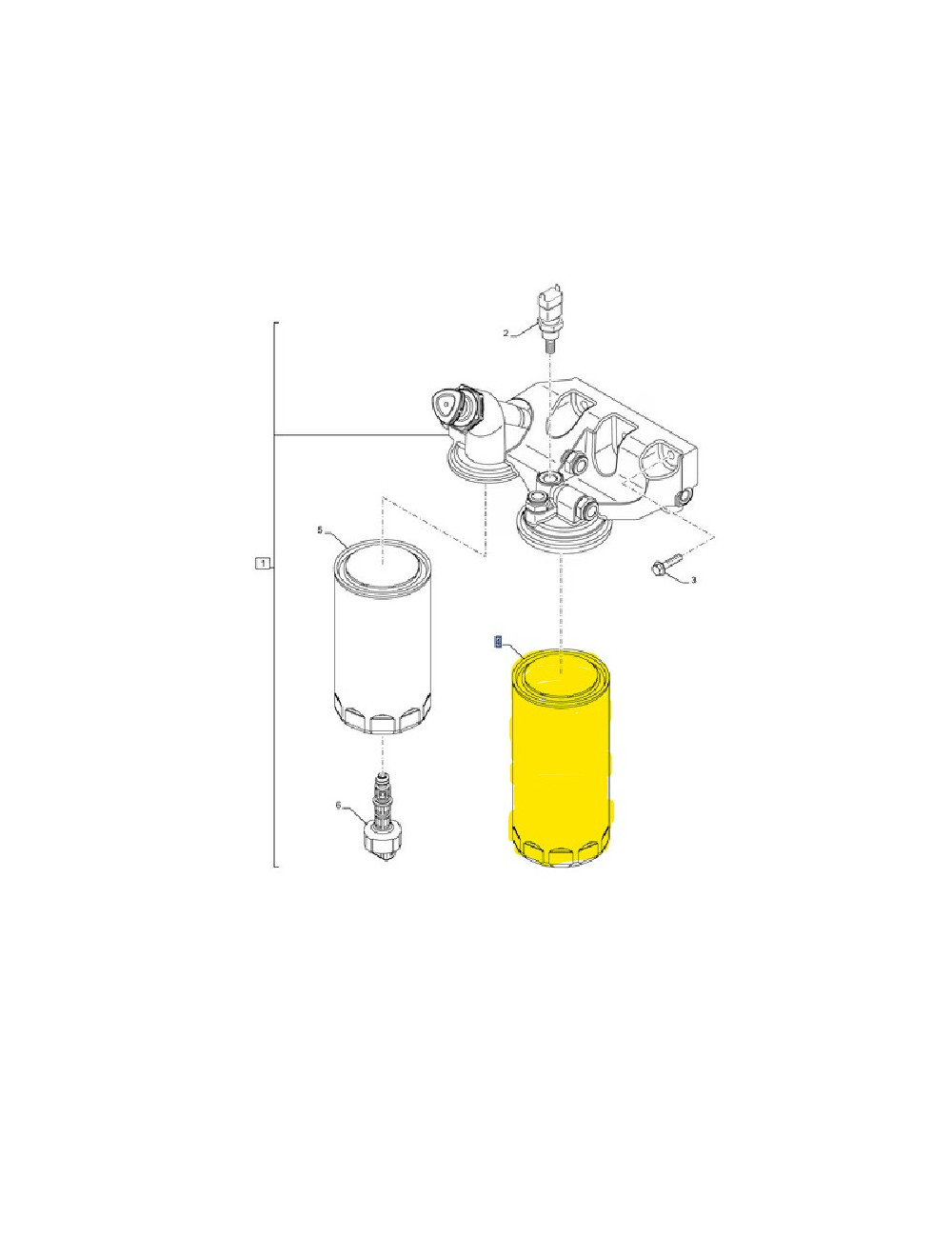 filtro carburante New Holland cod 92129321