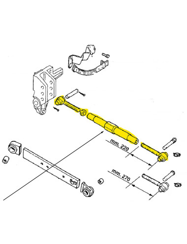 terzo punto meccanico New Holland cod 5167271