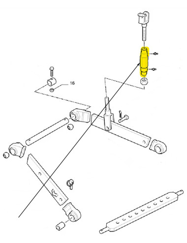 manicotto tirante laterale New holland cod 87726354