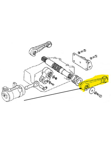 braccio di sollevamento sinistro New Holland cod 91718824