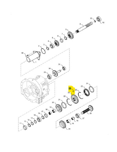 ammortizzatore New Holland cod MT40009844