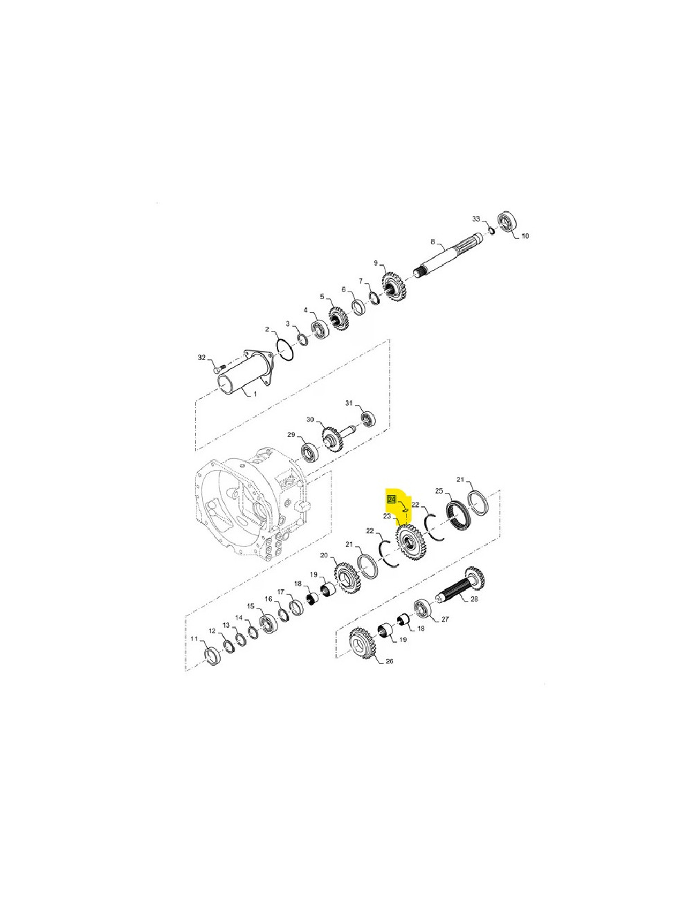 ammortizzatore New Holland cod MT40009844