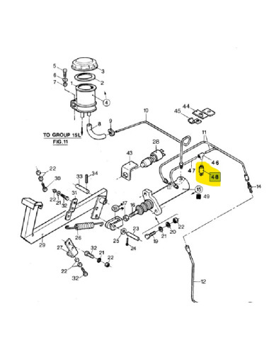 pressostato frizione circuito idraulico New Holland cod 354372