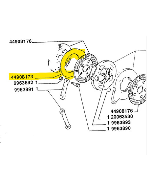 Disco freno New Holland - cod 44908173