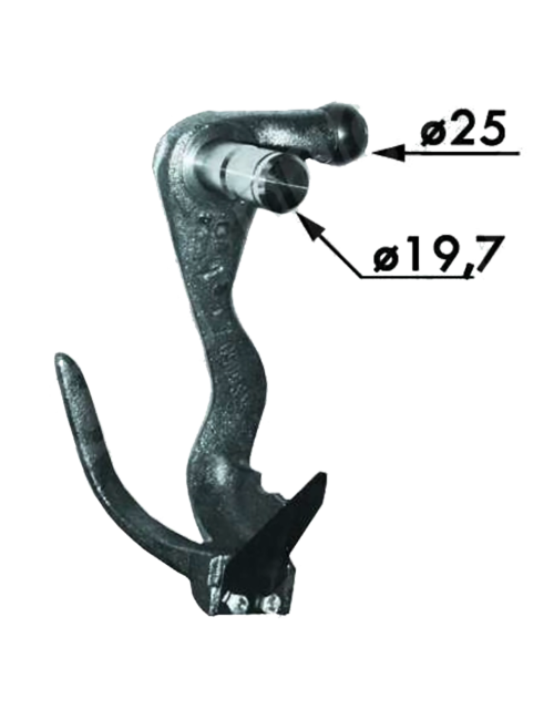 braccio estrattore completo cod 62.703