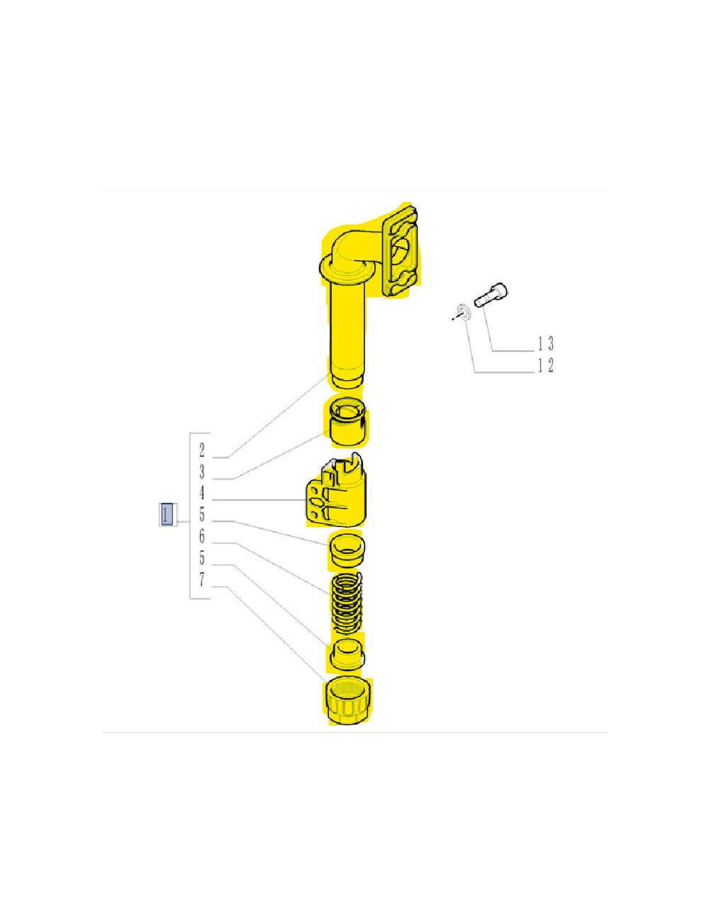 supporto indicatore di direzione dx New Holland cod 87290578 supporto indicatore di direzione dx New Holland cod 87290578