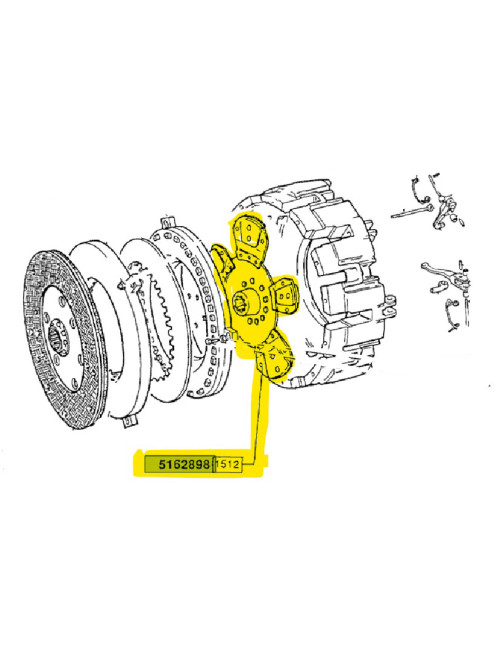 disco frizione New Holland cod 5162898