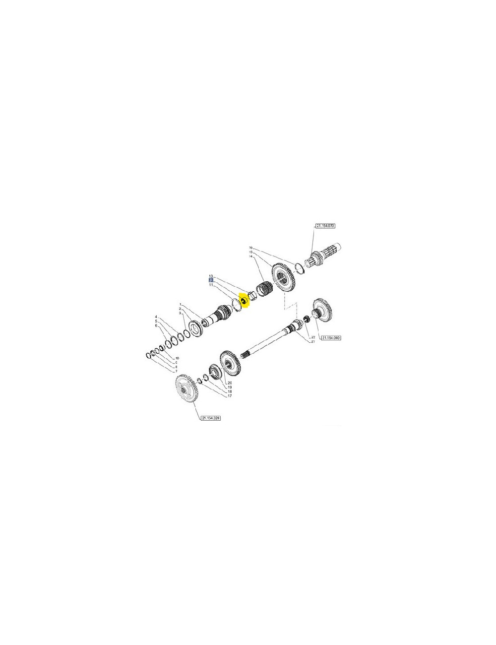 Cuscinetto a rulli New Holland - cod 84408547