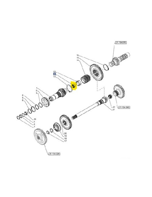 Cuscinetto a rulli New Holland - cod 84408547