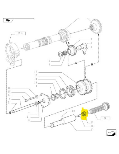 Cuscinetto a rulli New Holland - cod 5105068