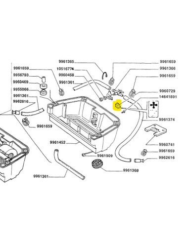 Interruttore riscaldamento New Holland -cod 9960729