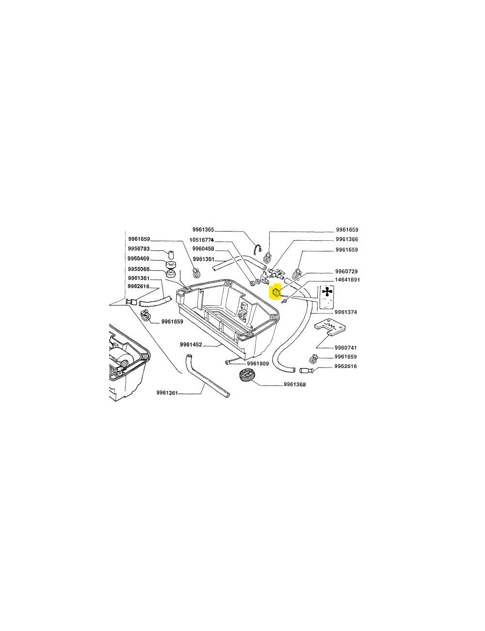 Interruttore riscaldamento New Holland -cod 9960729