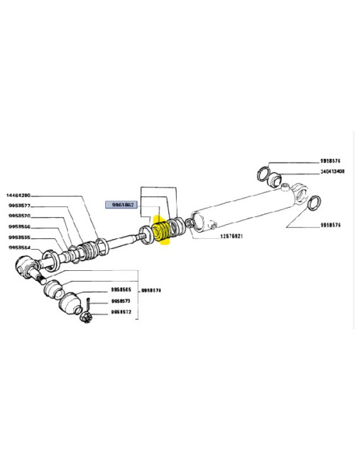 Kit pistone idroguida New Holland -cod 9961862