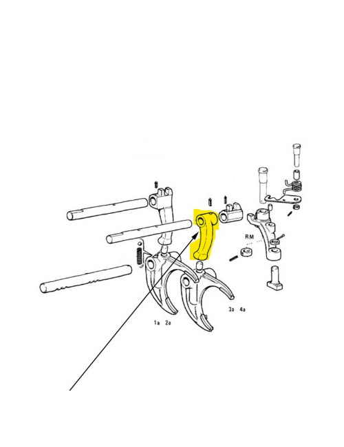 leva cambio di velocità New Holland -cod 9967152