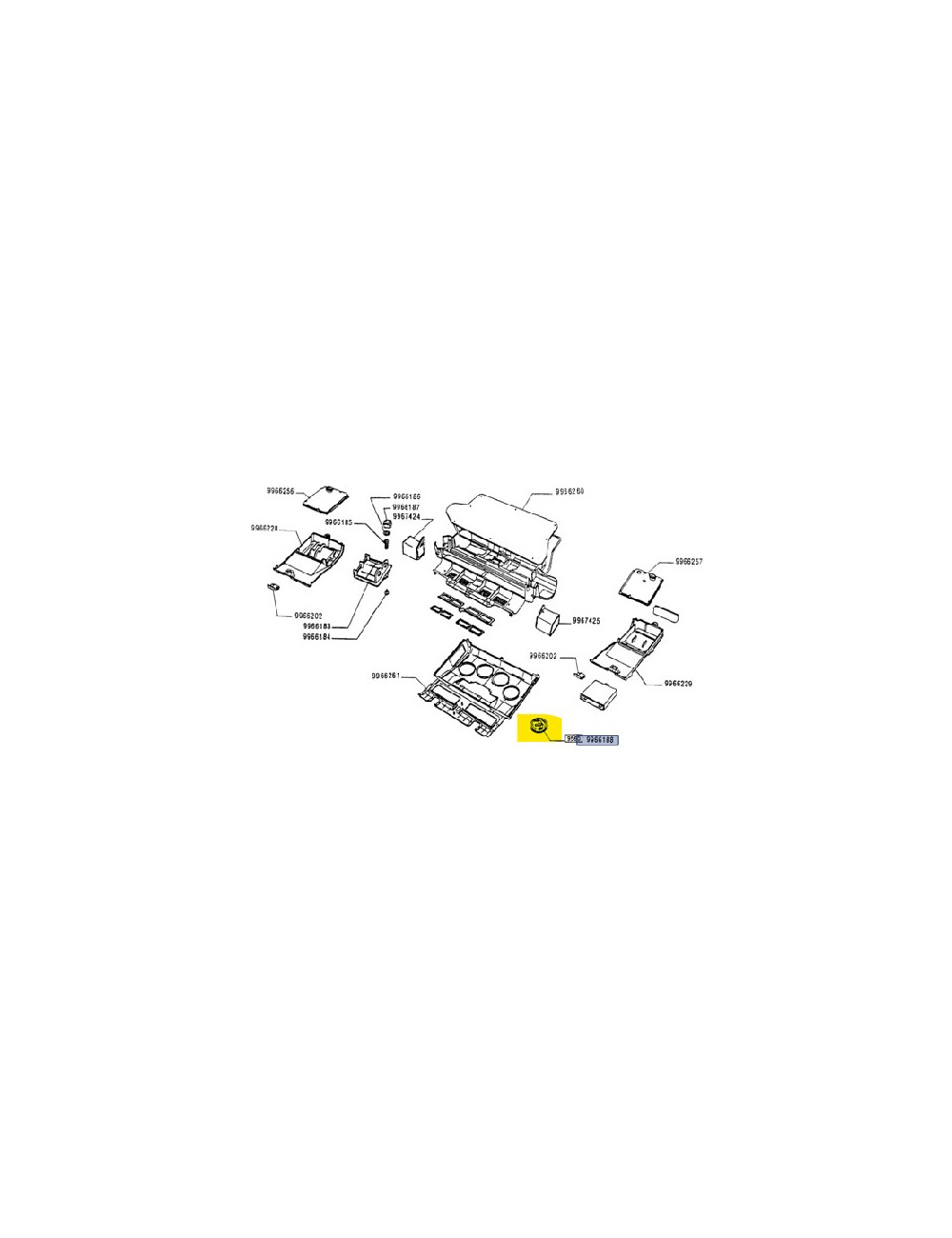 Diffusore riscaldamento New Holland -cod 9966188 Diffusore riscaldamento New Holland -cod 9966188