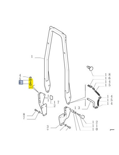 Tampone di gomma New Holland - cod 79037282